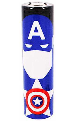 Термоусадка для 18650 Капитан Америка