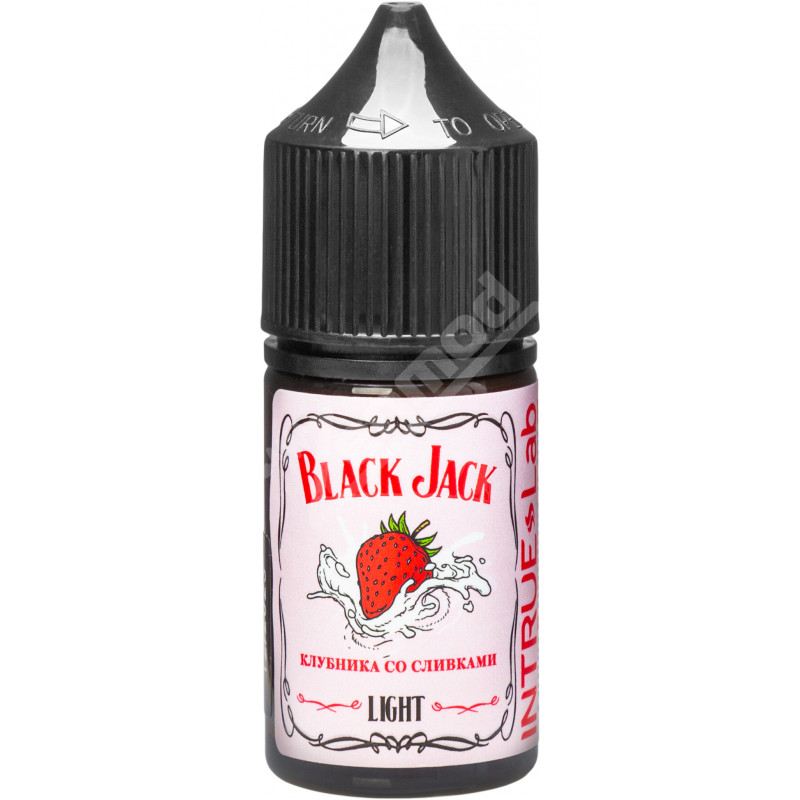 Фото и внешний вид — Black Jack Fruit SALT - Клубника со Сливками 30мл