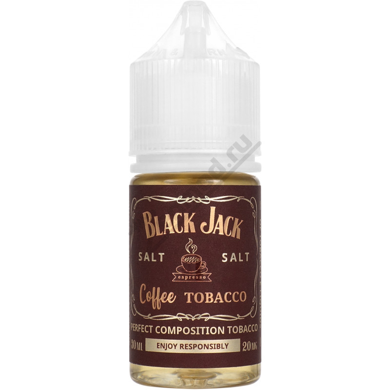 Фото и внешний вид — Black Jack SALT - Coffee Tobacco 30мл