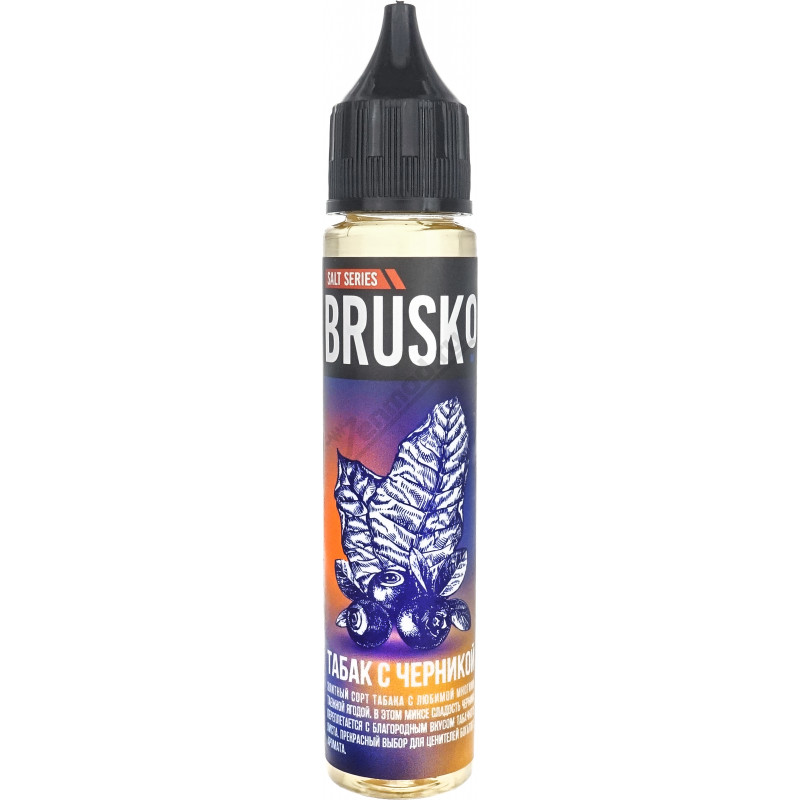 Фото и внешний вид — Brusko SALT - Табак с черникой 30мл