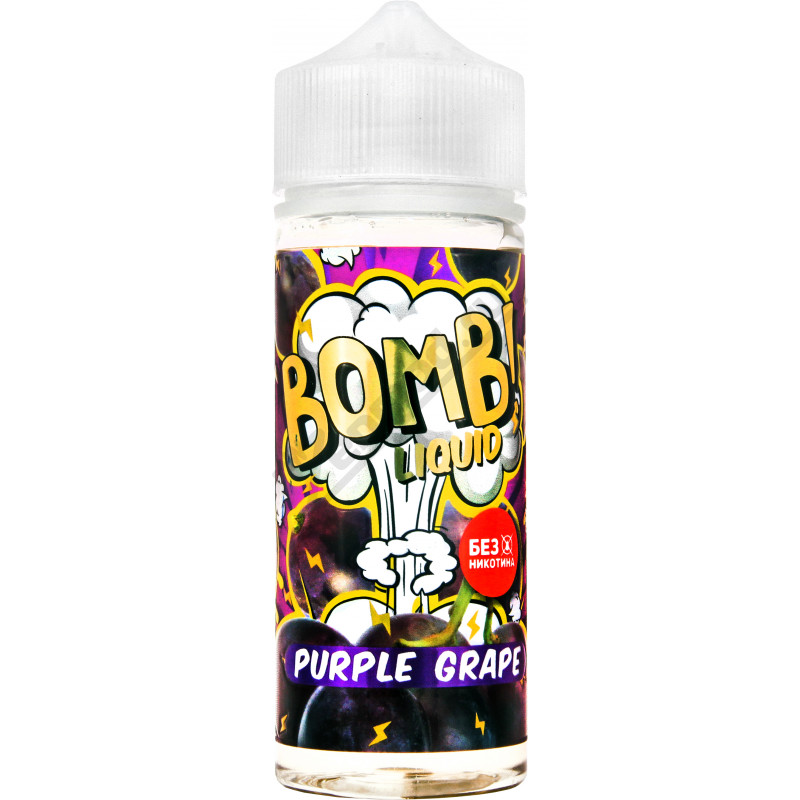Фото и внешний вид — CC BOMB! LIQUID - Purple Grape 120мл