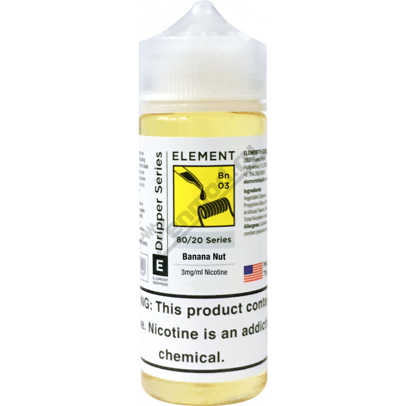 Фото и внешний вид — Element - Banana Nut 120мл
