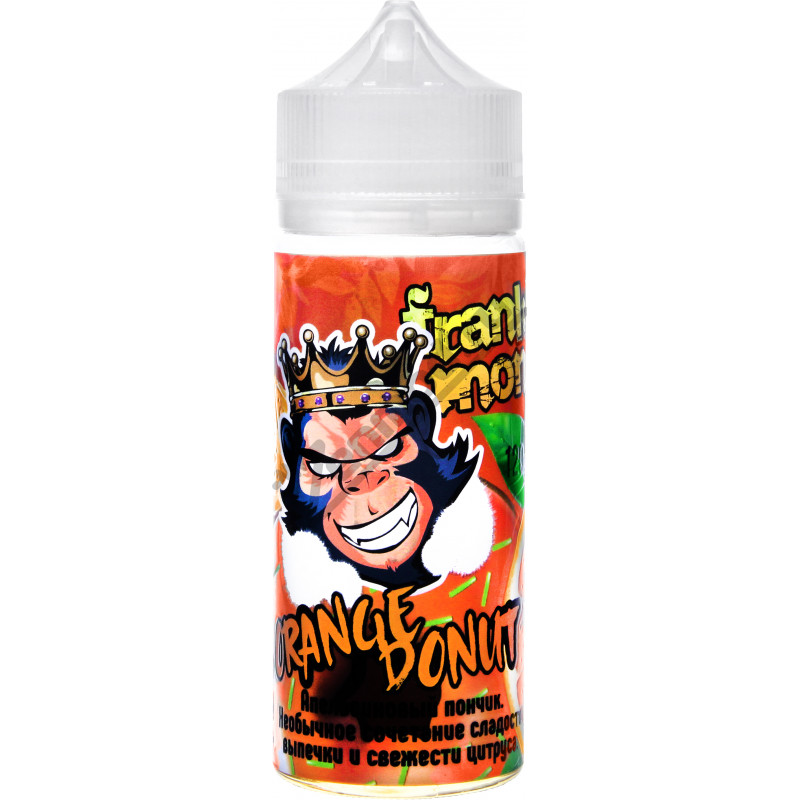 Фото и внешний вид — Frankly Monkey White - Orange Donut 120мл