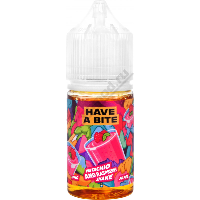 Фото и внешний вид — HAVE A BITE SALT - Pistachio & Raspberry Shake 30мл