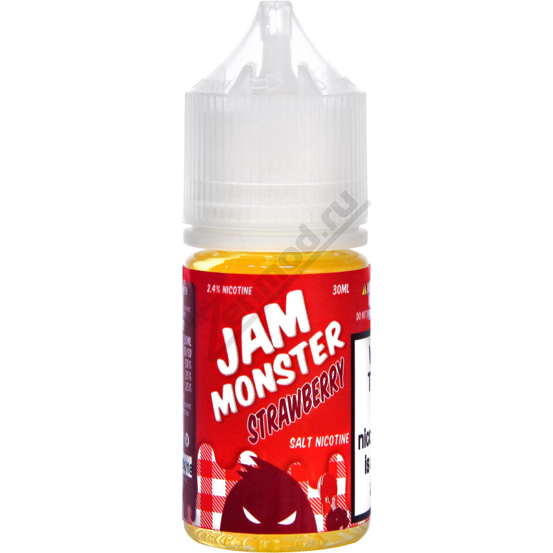 Фото и внешний вид — Jam Monster SALT - Strawberry 30мл