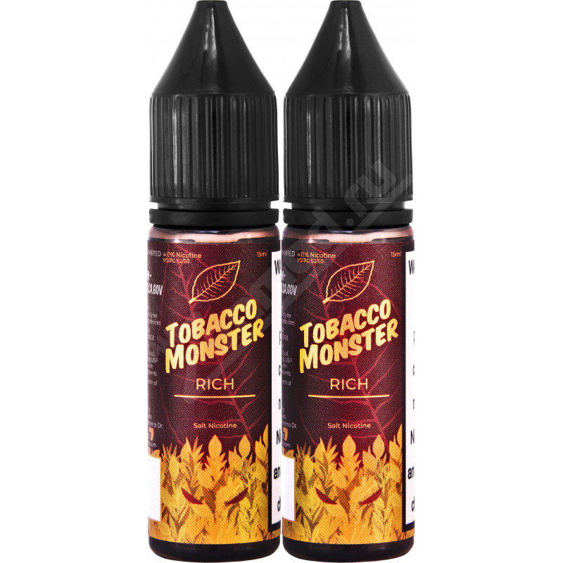 Фото и внешний вид — Tobacco Monster SALT - Rich 2x15мл