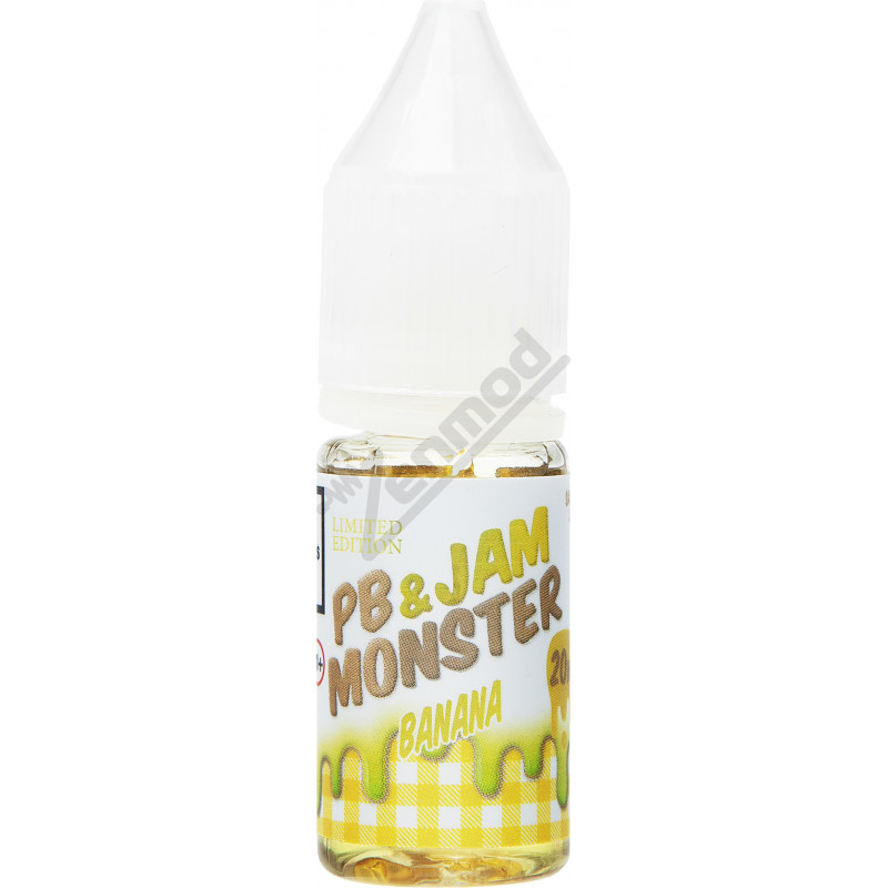 Фото и внешний вид — Jam Monster SALT - PB & Banana 10мл