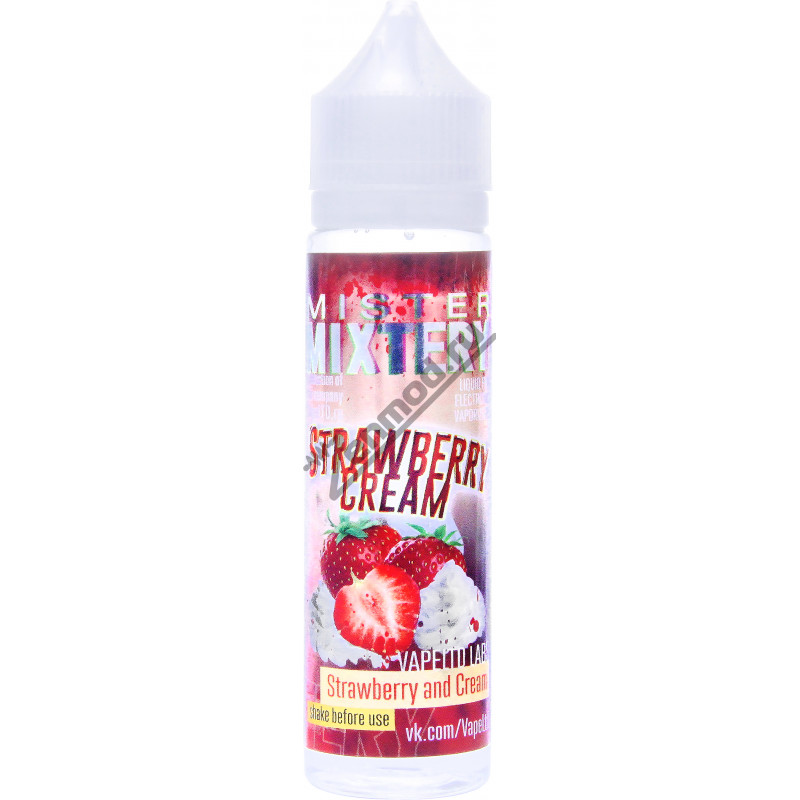 Фото и внешний вид — Mr. Mixtery - Strawberry and Cream 60мл