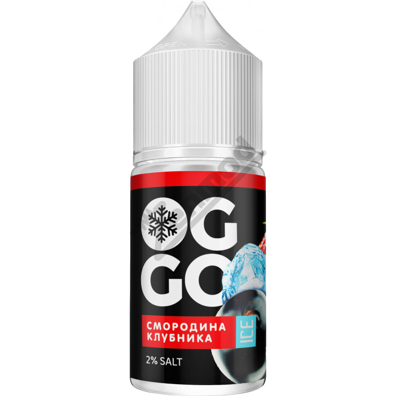 Фото и внешний вид — OGGO BERRIES DOUBLE ICE SALT - Смородина Клубника 30мл