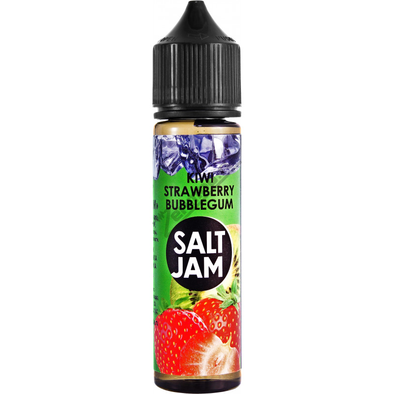 Фото и внешний вид — ICE Salt Jam - Kiwi Strawberry Bubblegum 60мл