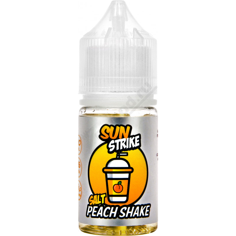 Фото и внешний вид — Sun Strike SALT - Peach Shake 30мл