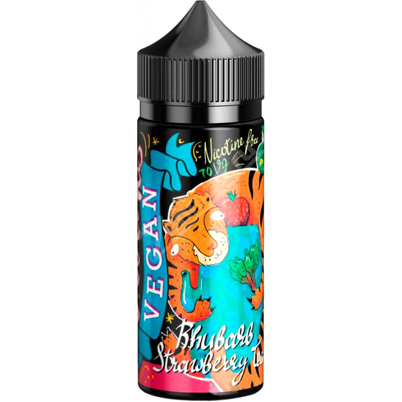 Фото и внешний вид — Viva Las Vegan - Rhubarb Strawberry Tea 95мл