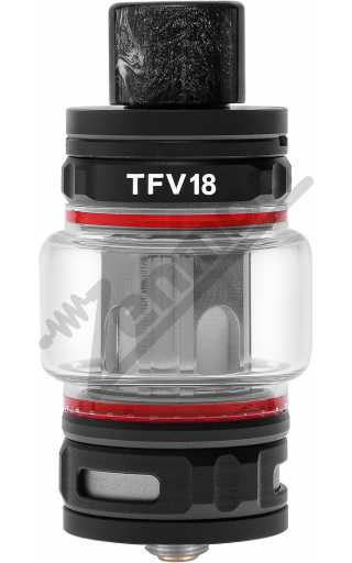 SMOK TFV18 Tank Plating Matte Black