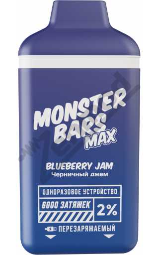 Monster Bars Max 6000 - Blueberry Jam