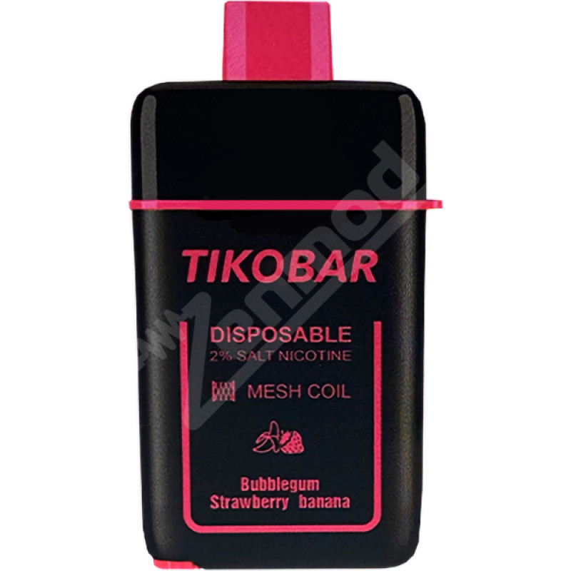 Фото и внешний вид — TIKOBAR 6000 - Bubble Gum Strawberry Banana