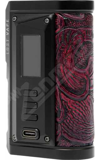 Lost Vape Centaurus Quest BF Box Mod Black Ukiran Leather