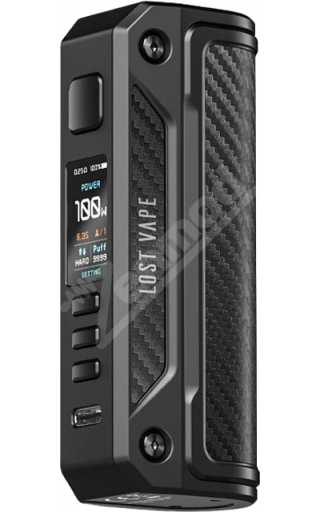 Lost Vape Thelema Solo 100W Mod Black Carbon Fiber